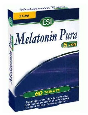 Melatonina pura 5mg 60cp - ESITALIA