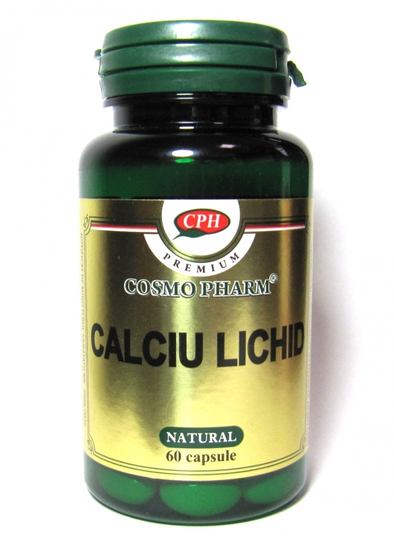 Calciu lichid Premium 60cps - COSMO PHARM