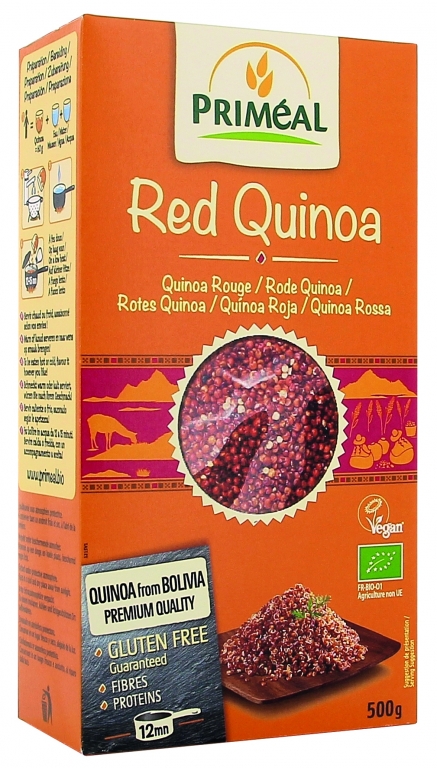 Quinoa rosie boabe eco 500g - PRIMEAL