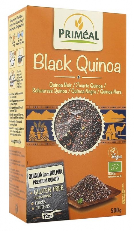 Quinoa neagra boabe eco 500g - PRIMEAL