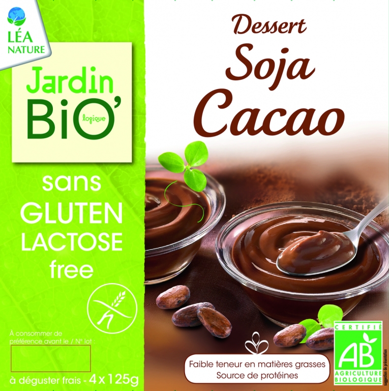 Desert crema soia cacao eco 4x125g - JARDIN BIO