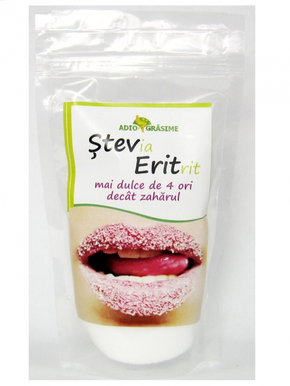 Indulcitor natural cristalizat StevErit 150g - ADIO GRASIME