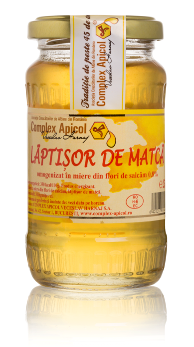 Laptisor matca omogenizat in miere 250g - COMPLEX APICOL