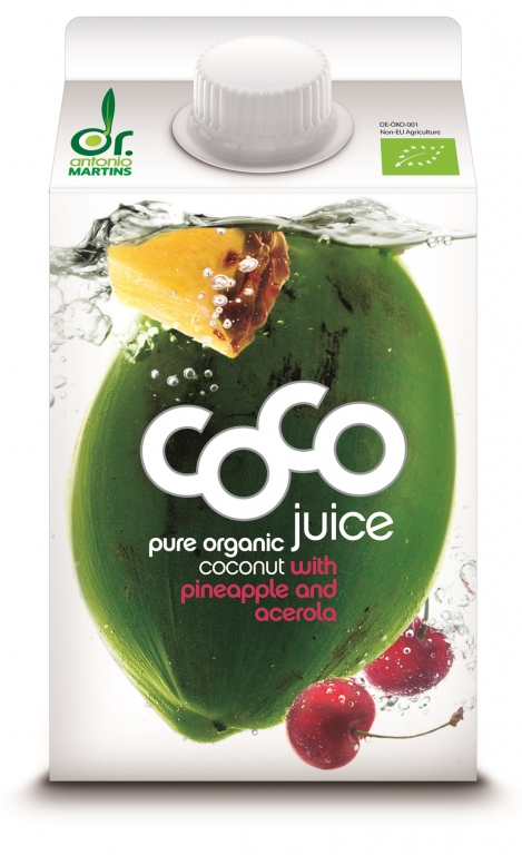 Apa cocos ananas cirese acerola GreenCoco 500ml - DR ANTONIO MARTINS