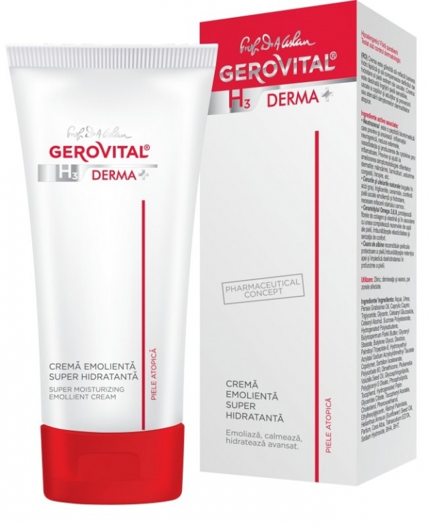 Crema emolienta super hidratanta 100ml - GEROVITAL H3 DERMA+