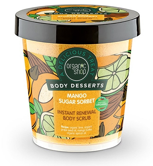 Scrub corp regenerant mango zahar serbet Body Desserts 450ml - ORGANIC SHOP