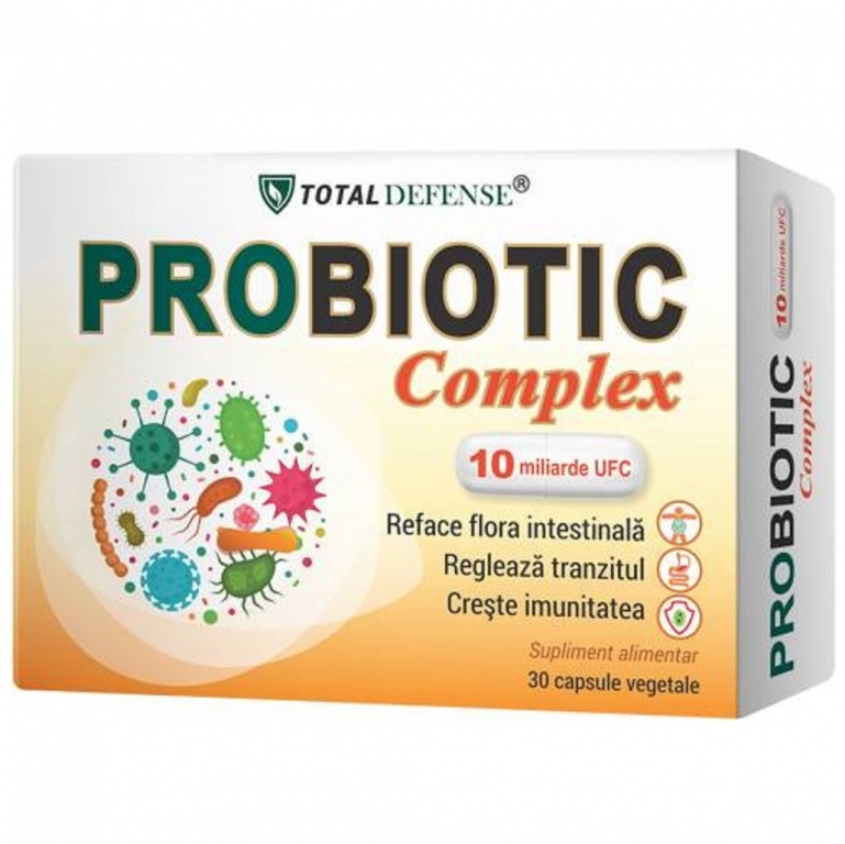 Probiotic complex 10mld UFC Total Defense 30cps - COSMO PHARM