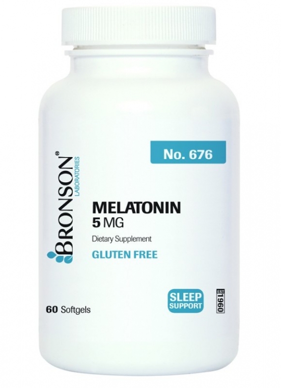 Melatonina 5mg 60cps - BRONSON