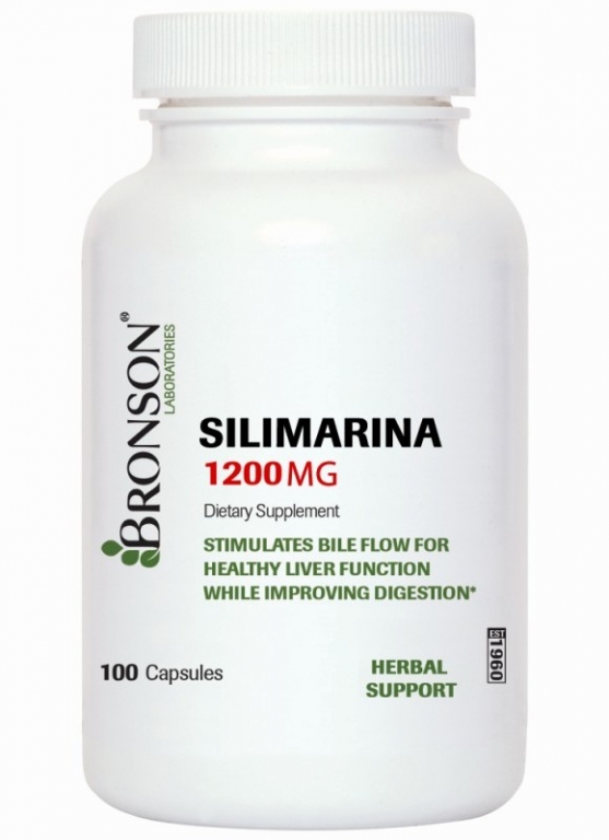 Silimarina 1200mg 100cps - BRONSON