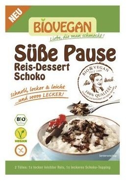 Praf desert crema orez toping ciocolata eco 69g - BIOVEGAN