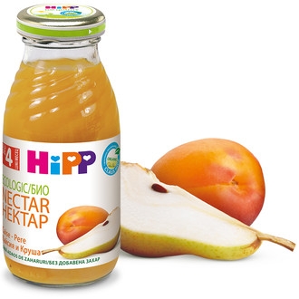 Nectar caise pere bebe +4luni 200ml - HIPP ORGANIC