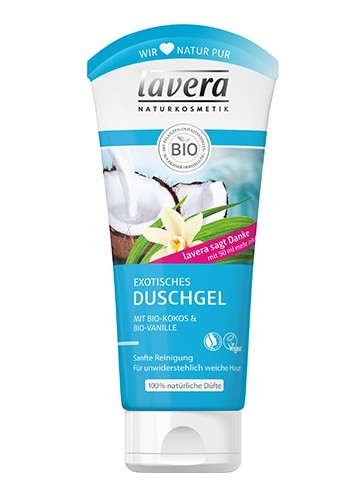 Gel dus exotic cocos vanilie 200ml - LAVERA