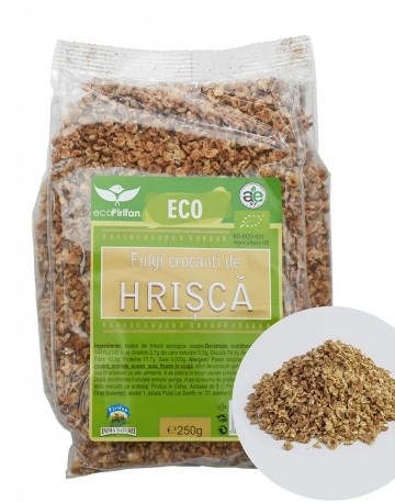 Fulgi hrisca crocanti bio 250g - PIRIFAN