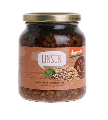 Conserva linte galbena eco 350g - NUR PUUR