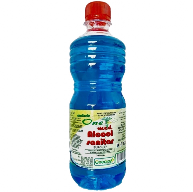 Alcool sanitar 70% 500ml - ONE MED