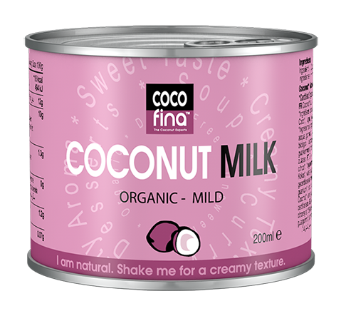 Lapte cocos bio 200ml - COCOFINA