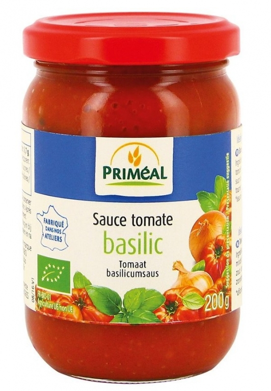 Sos tomat busuioc eco 200g - PRIMEAL