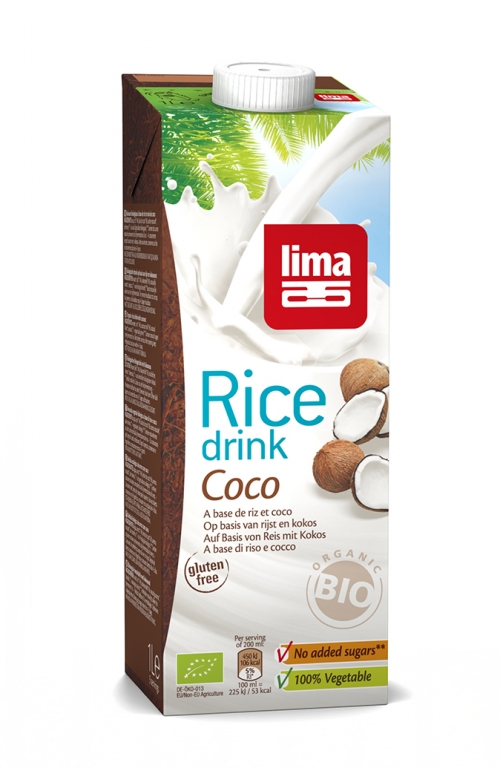 Lapte orez cocos bio 1L - LIMA