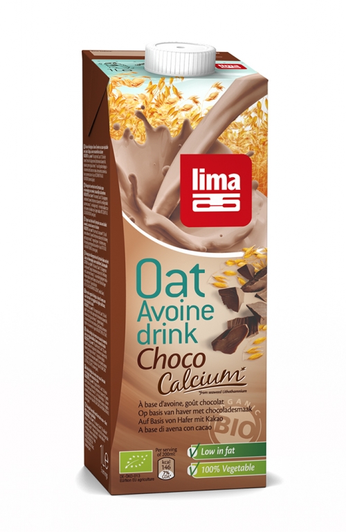 Lapte ovaz Ca ciocolata bio 1L - LIMA