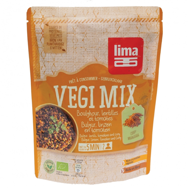 Vegi Mix bulgur grau linte tomate eco 250g - LIMA