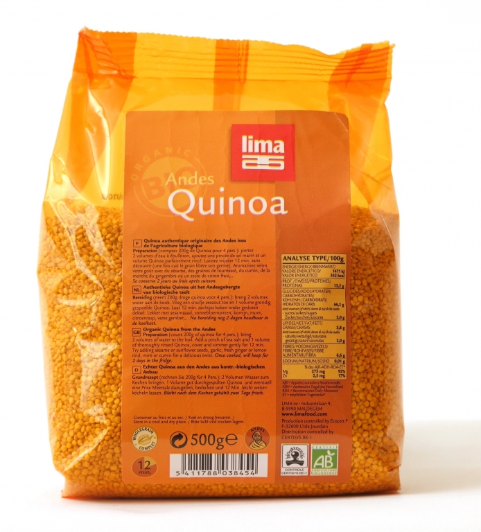 Quinoa alba boabe eco 500g - LIMA