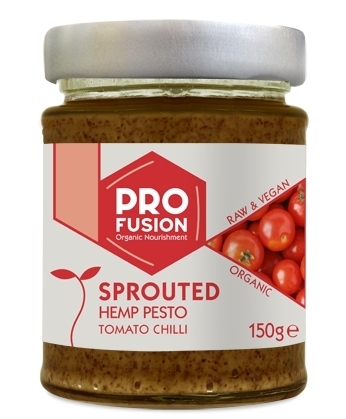 Pesto seminte canepa rosii chilli raw bio 150g - PROFUSION