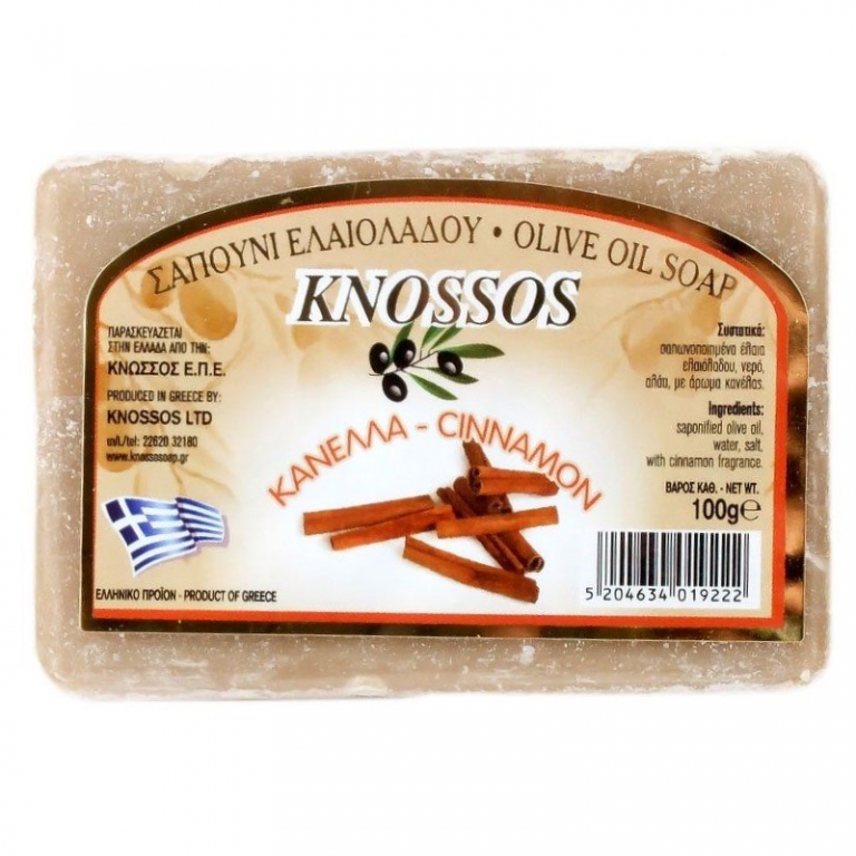 Sapun ulei masline scortisoara 100g - KNOSSOS