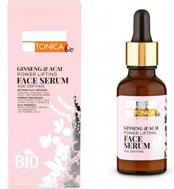 Ser lifting ten matur/sensibil Ginseng&Acai 30ml - NATURA ESTONICA