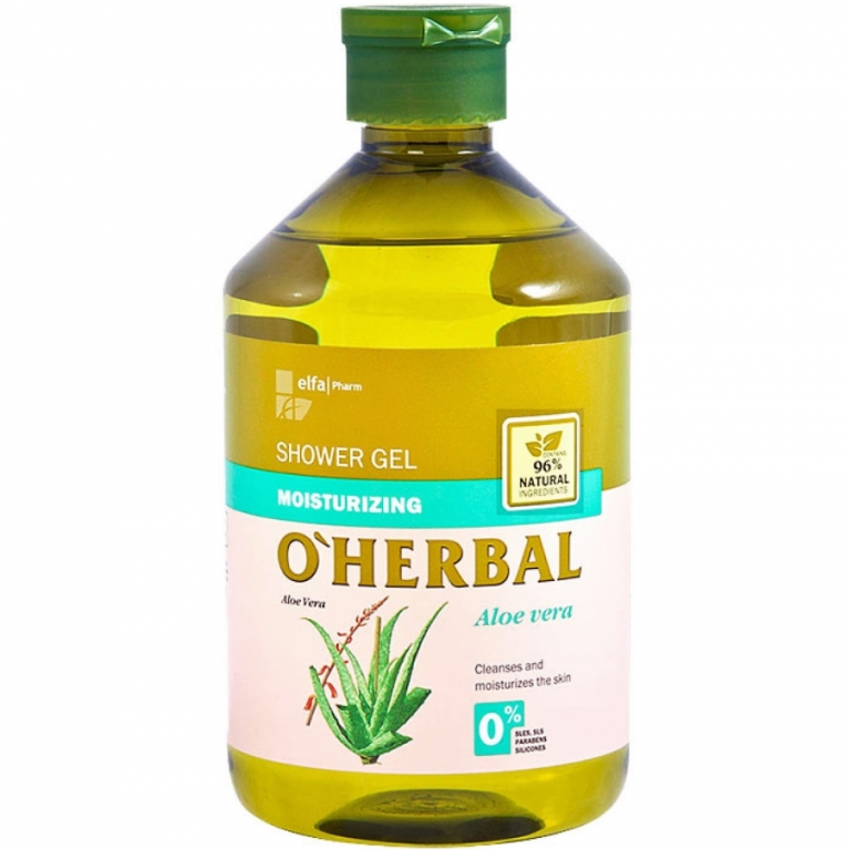 Gel dus hidratant extract aloe vera 500ml - O`HERBAL