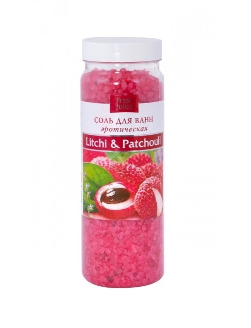 Sare baie litchi patchouli 700g - FRESH JUICE