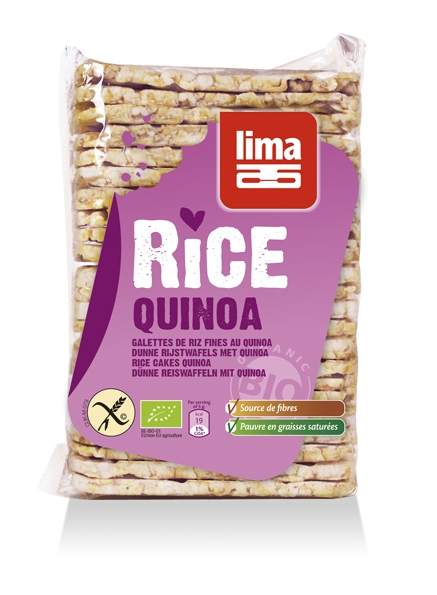 Tartine expandate orez quinoa eco 130g - LIMA