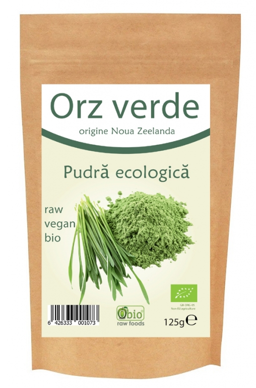 Pulbere orz verde bio 125g - OBIO