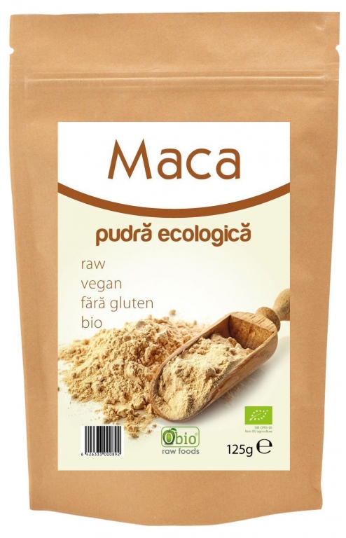 Pulbere maca raw eco 125g - OBIO