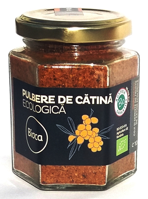 Pulbere catina raw bio {borcan} 100g - BIOCA