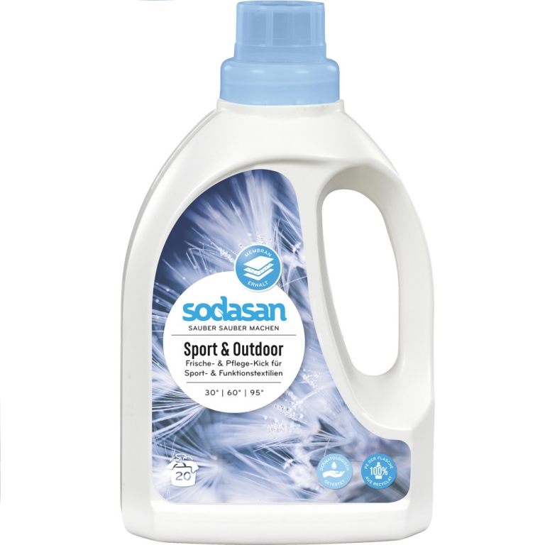 Detergent lichid rufe sport 750ml - SODASAN