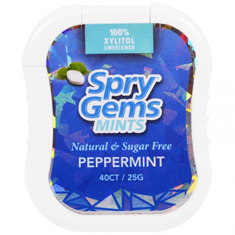 Guma mestecat mints xylitol peppermint 40b - SPRY