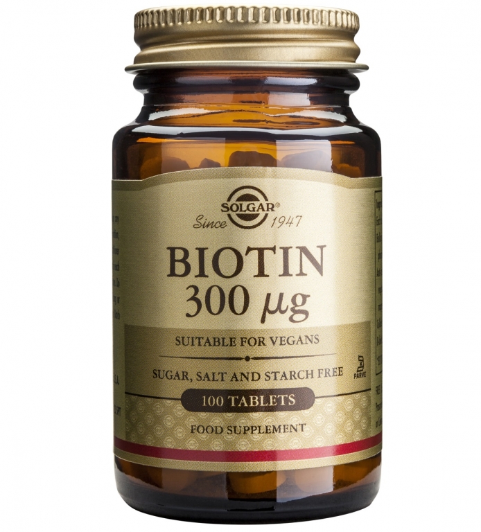 Biotin 300mcg 100cp - SOLGAR