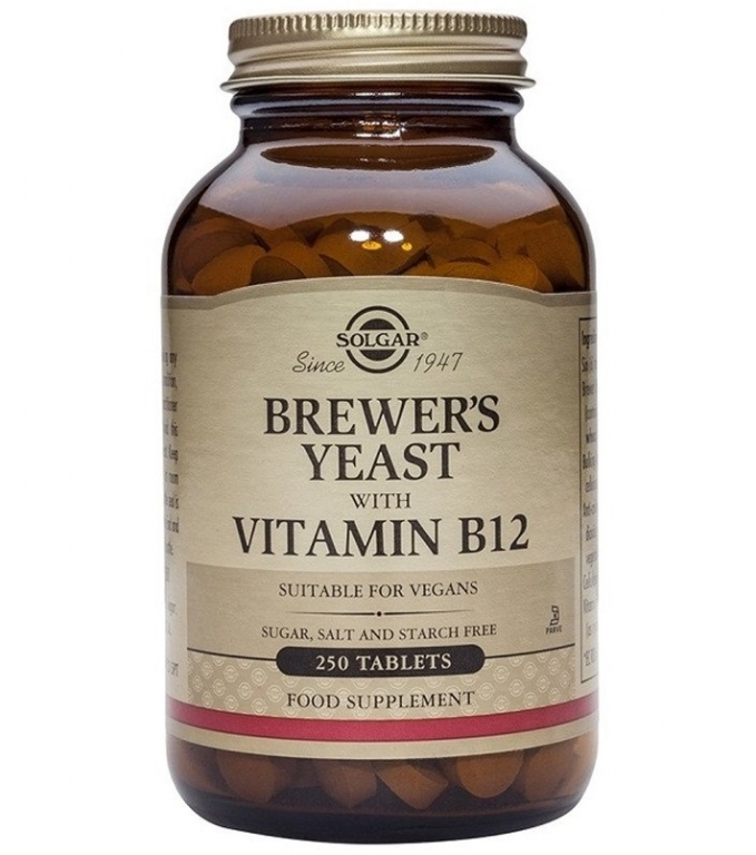 Drojdie bere vitamina B12 250cp - SOLGAR