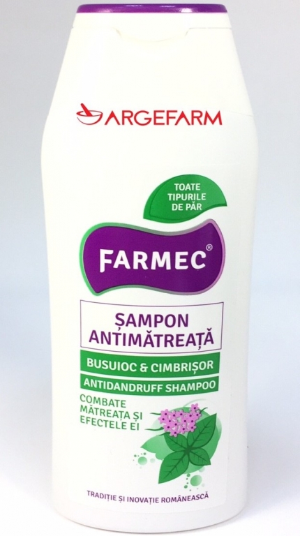 Sampon antimatreata busuioc cimbrisor 200ml - FARMEC