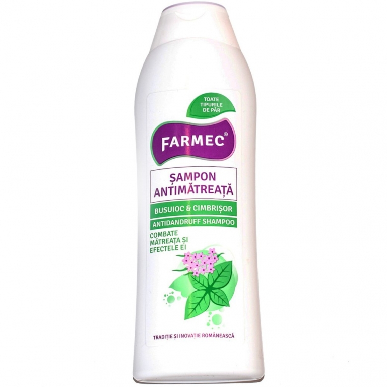 Sampon antimatreata busuioc cimbrisor 400ml - FARMEC