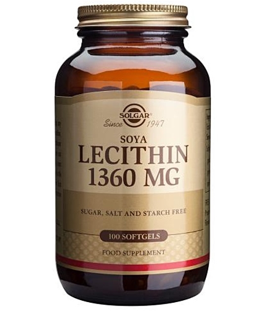 Lecithin 1360mg 100cps - SOLGAR