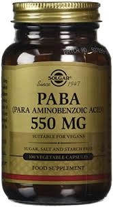 PABA 550mg 100cps - SOLGAR