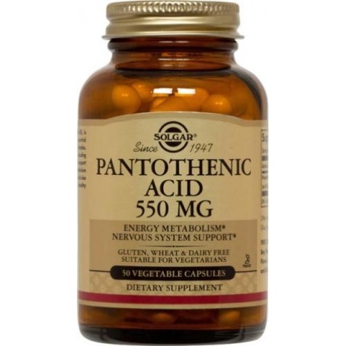 Pantothenic acid 550mg 50cps - SOLGAR