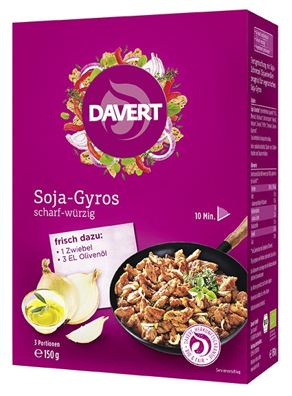 Premix gyros vegetal soia eco 150g - DAVERT