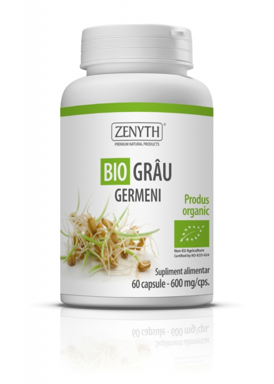 Grau germeni bio 600mg 60cps - ZENYTH