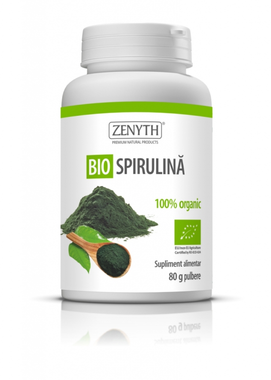 Pulbere spirulina bio 80g - ZENYTH