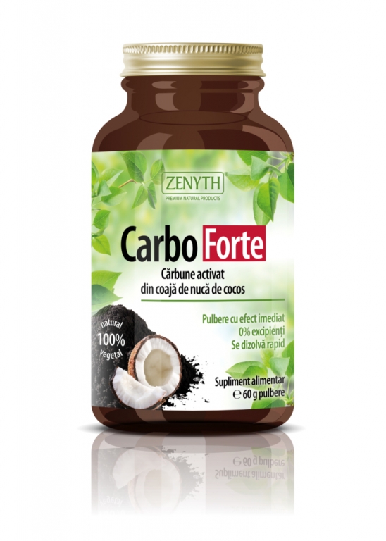 Pulbere carbune activ [carbo forte] 60g - ZENYTH