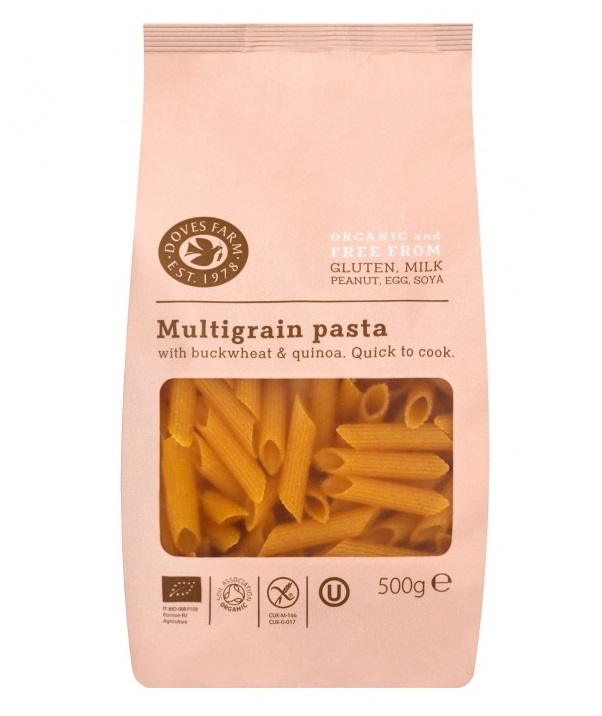 Paste penne multicereale fara gluten eco 500g - DOVES FARM