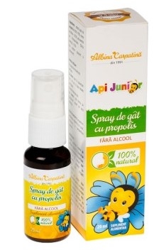 Spray gat propolis ApiJunior 20ml - ALBINA CARPATINA