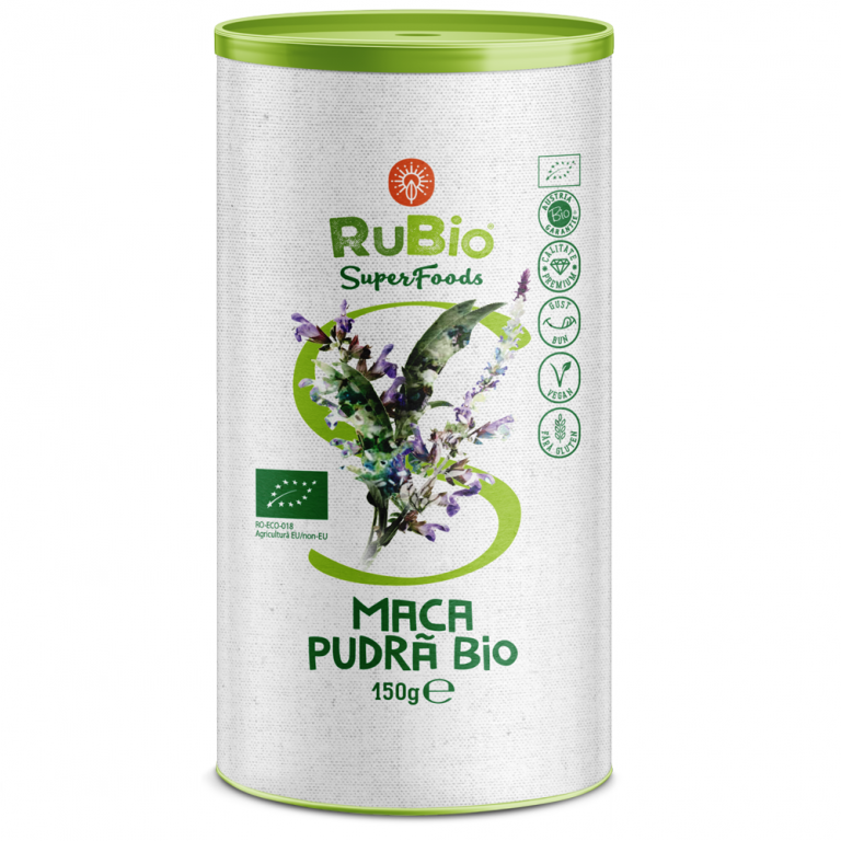 Pulbere maca bio 150g - RUBIO